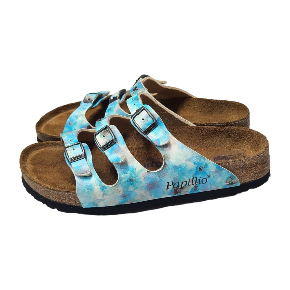 Birkenstock Papillio Florida Sandals Pixel Blue